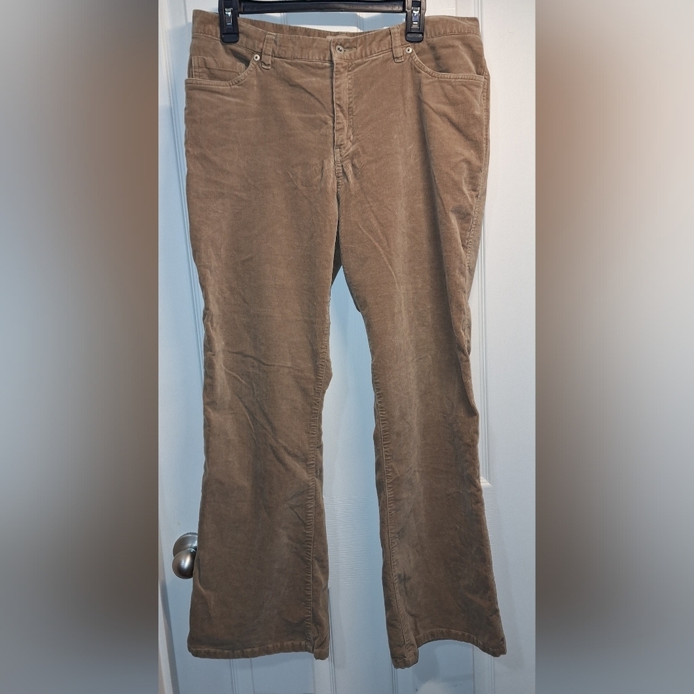 I.E. Relaxed Tan Corduroy Pants Size 14